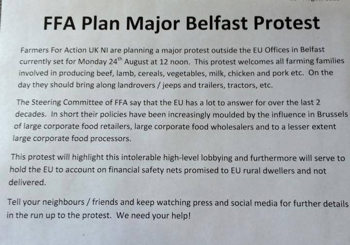 ‘Major protest’ planned over milk price crisis