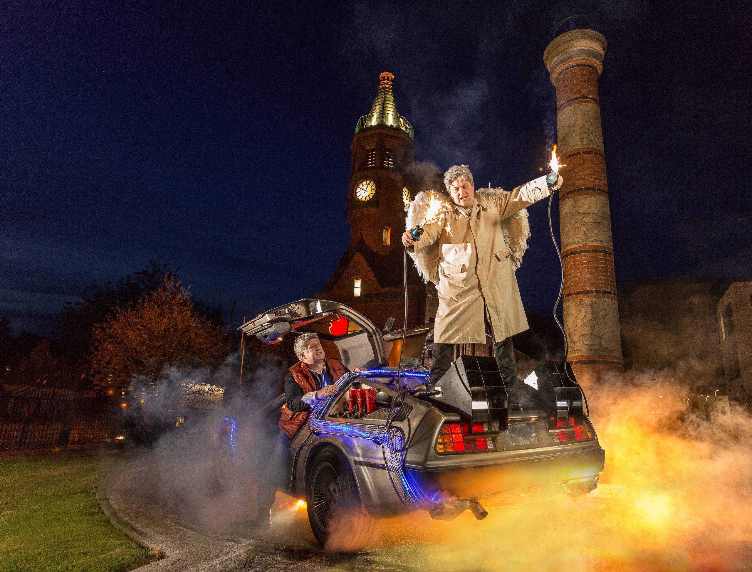 Harp recreate iconic Back to the Future stunt