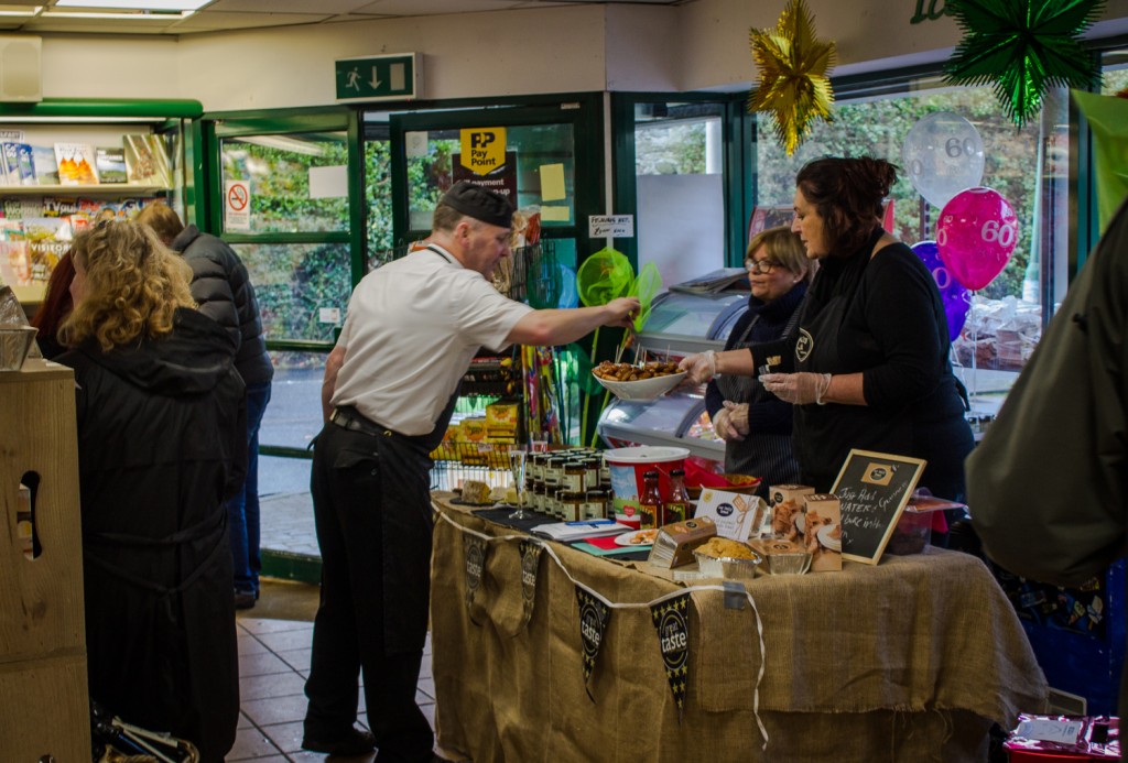 Enjoying the free samples