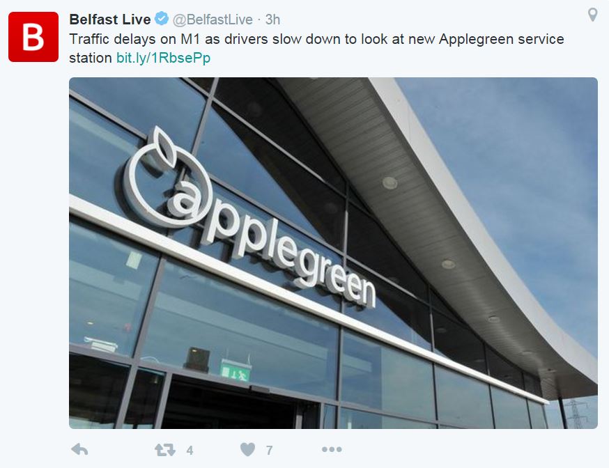 Belfast Live covered the story