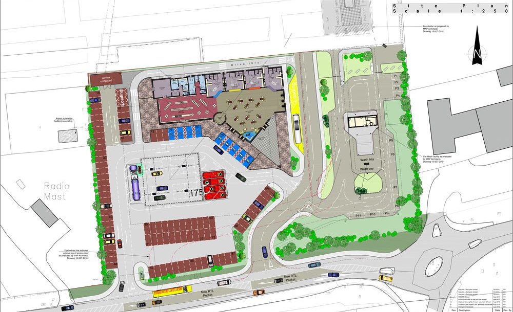 £2.5M airport forecourt to land in 2017