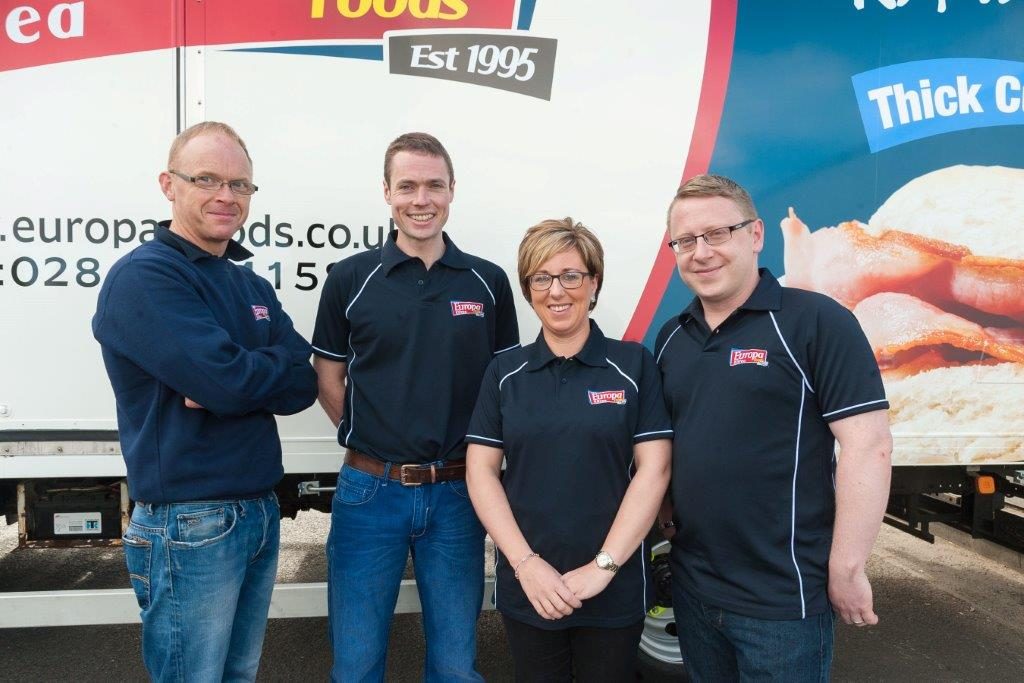 The team: Family members Michael Bamford, Gavin Glendinning, Joanne Kirgan, and Shaun Kelly