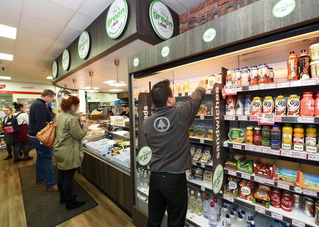 The new shelving at Spar Cadogan