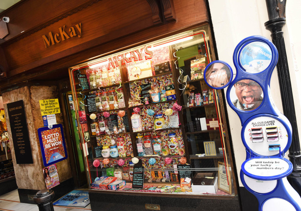 McKay's Lotto plaque presentation.
