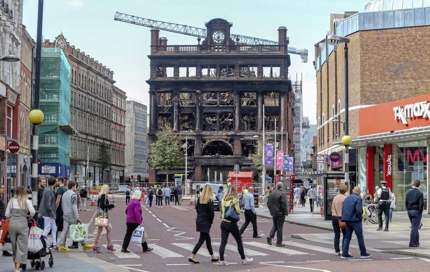 Belfast footfall crash