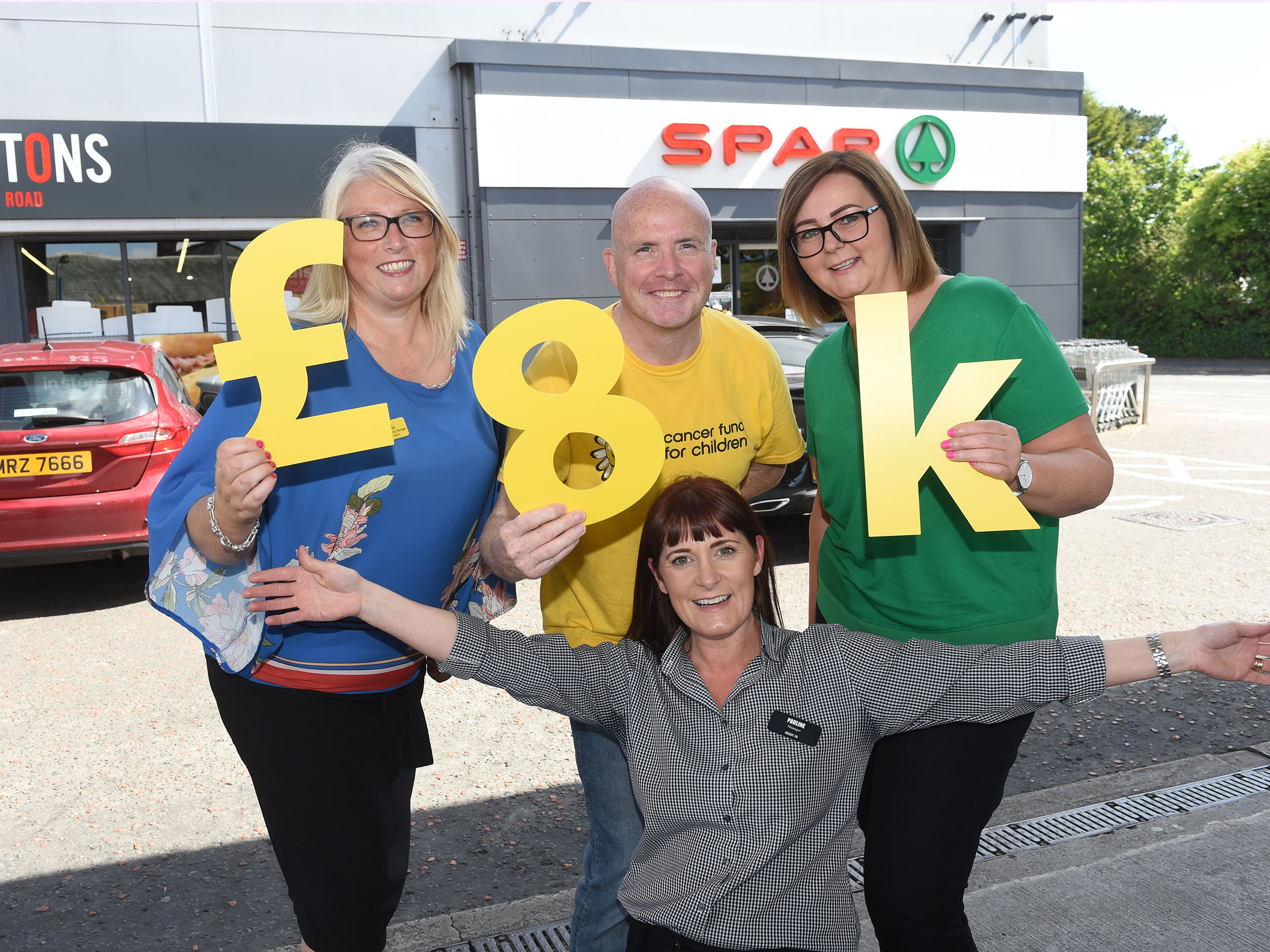 Creightons raise £8,000 for local cancer charities