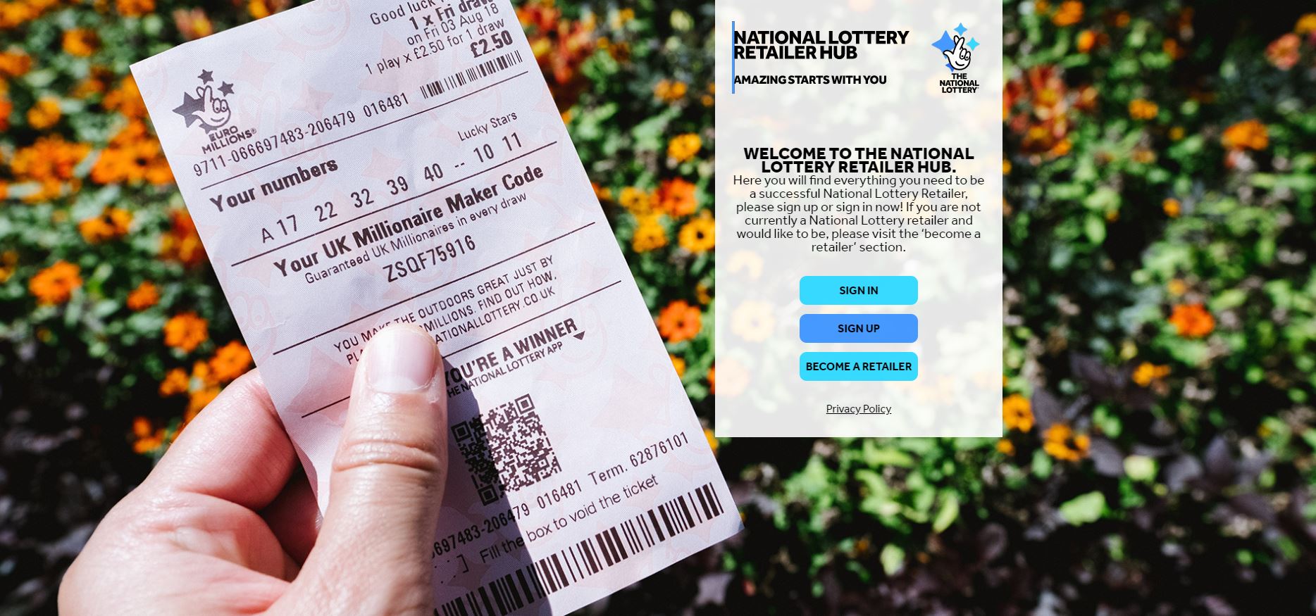 Camelot launches brand new National Lottery Retailer Hub